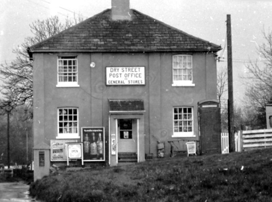 Dry Street Post Office c.1970, now a private residence.